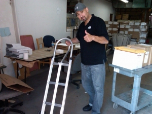 Will and his new Hand truck